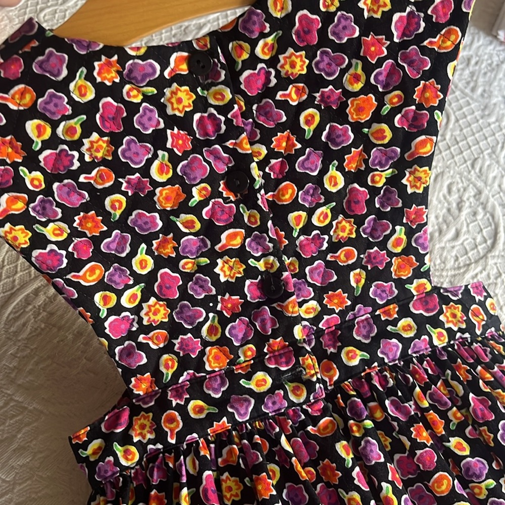 CARY SAN Francisco girls cotton jumper dress-sz 4-made in USA - Picture 4 of 5